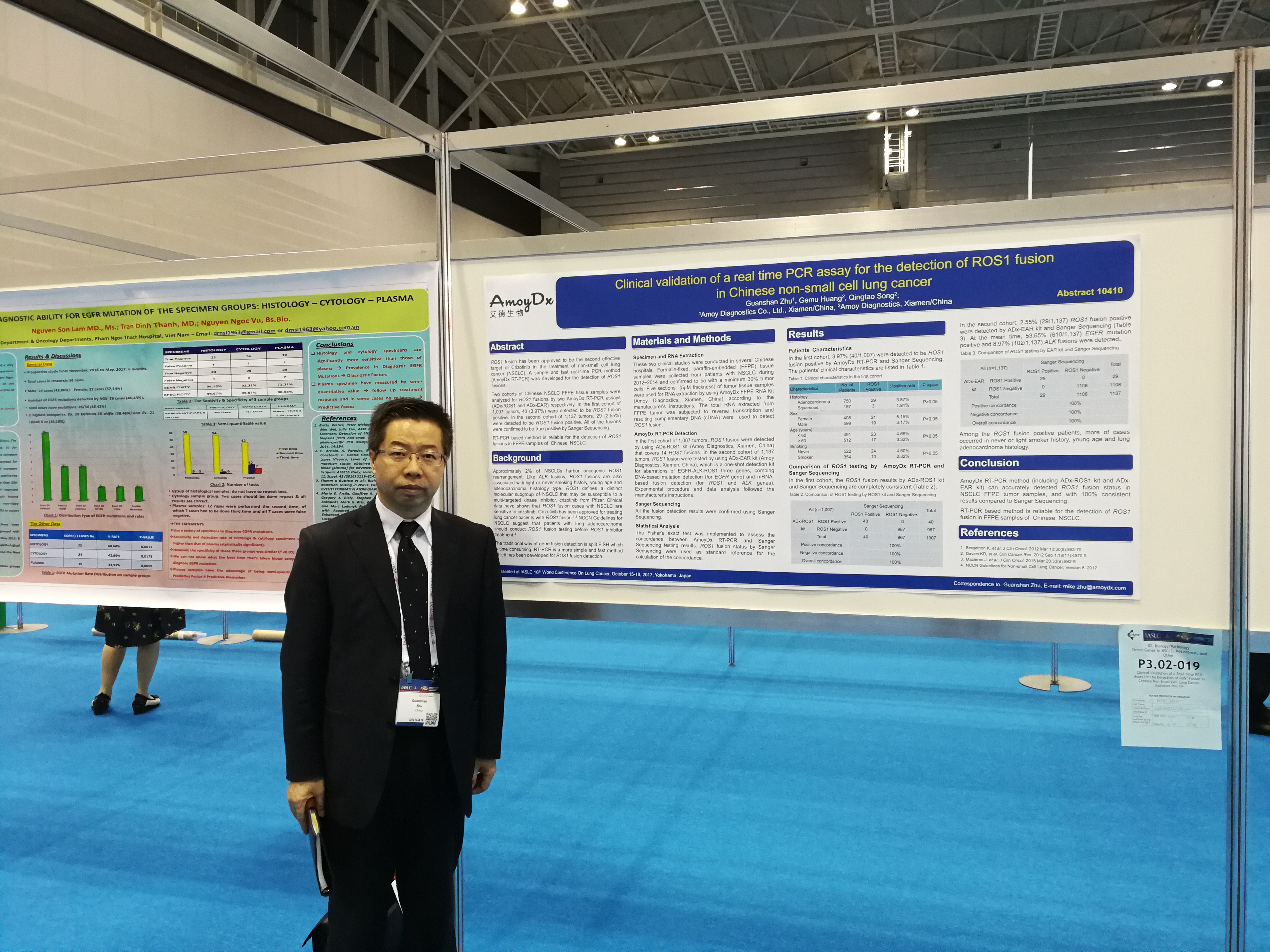 Amoy Diagnostics exhibits in the18th World Conference on Lung Cancer(WCLC) in Yokohama, Japan