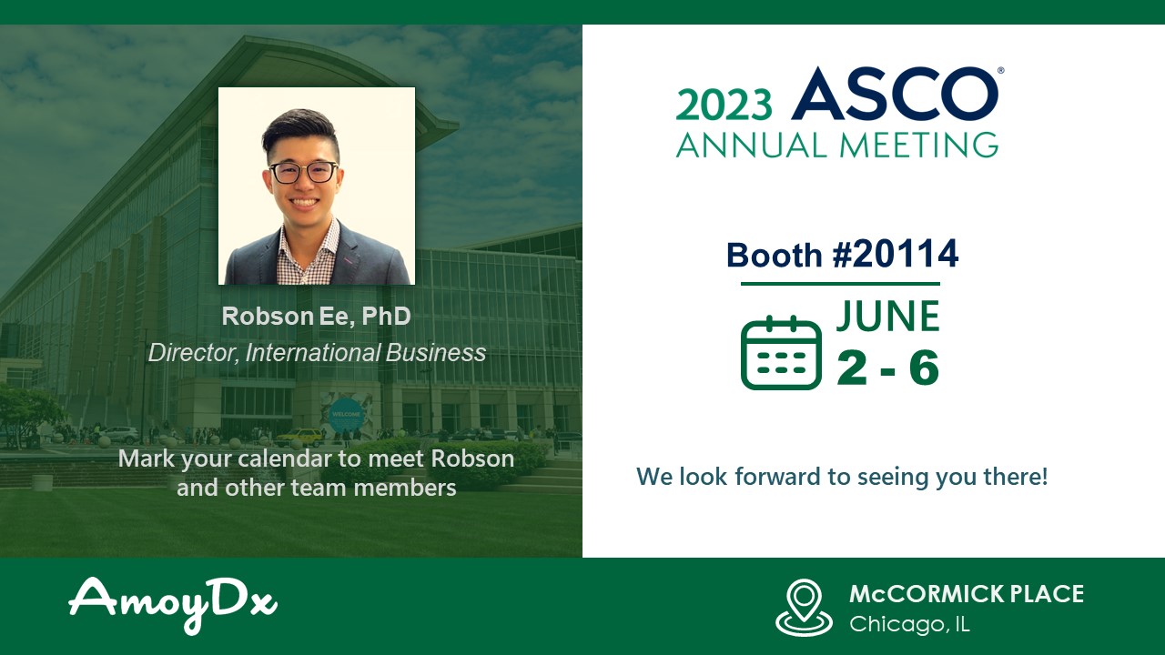 Meet our team at 2023 ASCO Annual Meeting in Chicago, June 2-6